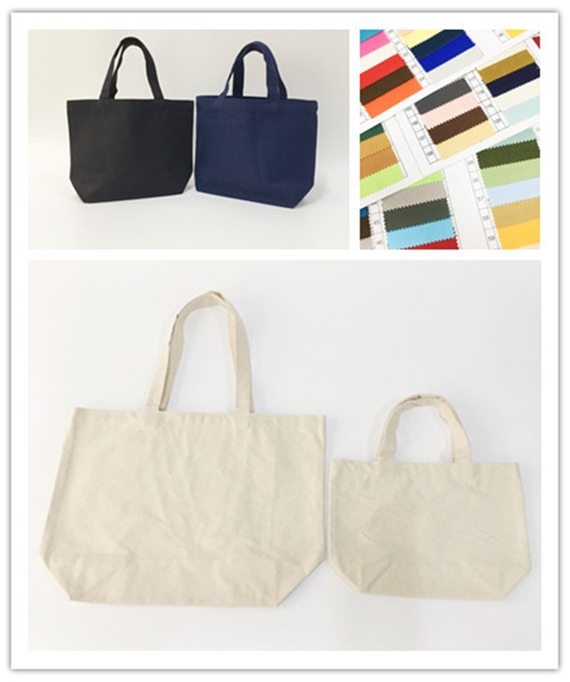 portable cotton lunch bag customized mini canvas blank tote bags 7